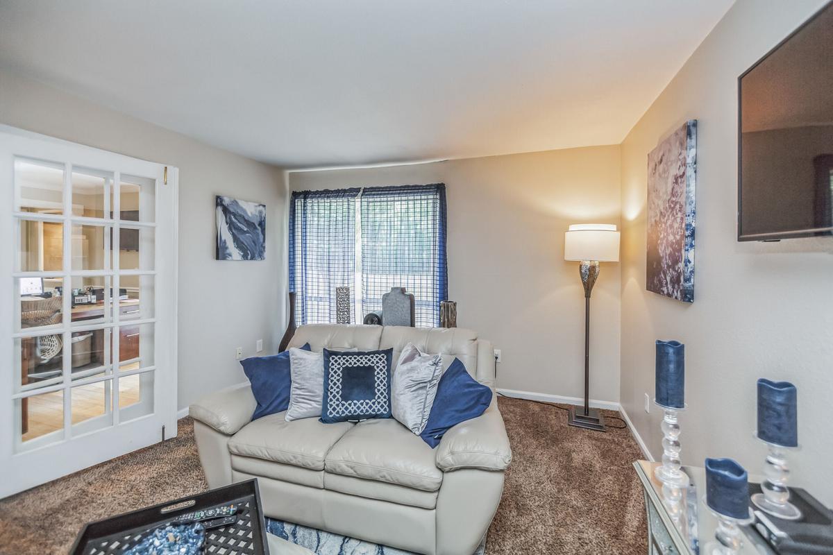 Living room at Summer Trace Apartments